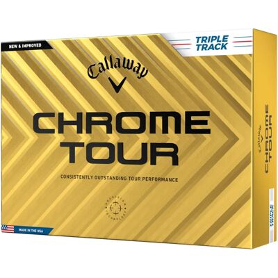Piłki golfowe Callaway Chrome Tour Triple Track - Białe Piłki golfowe Callaway Chrome Tour Triple Track - Białe