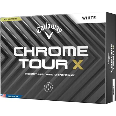 Callaway Chrome Tour X Balles de Golf - Blanc - Balles de golf - Publicité Callaway Chrome Tour X Balles de Golf - Blanc - Balles de golf - Publicité