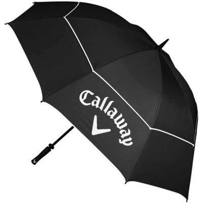Callaway Bouclier 64" Noir/Blanc - Parapluie de golf - Publicité Callaway Bouclier 64" Noir/Blanc - Parapluie de golf - Publicité