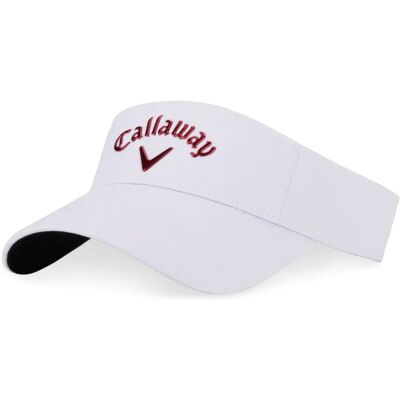 Callaway Liquid Metal Visor - Vit/Red - Visor Callaway Liquid Metal Visor - Vit/Red - Visor