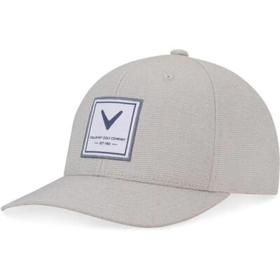 Callaway Rutherford Silber Cap - Modischer Herren Cap, Feuchtigkeitsableitend Callaway Rutherford Silber Cap - Modischer Herren Cap, Feuchtigkeitsableitend