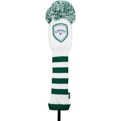 Callaway Callaway Pom Pom Driver Headcover - Bianco/Verde - Golf Driver Headcover Callaway Callaway Pom Pom Driver Headcover - Bianco/Verde - Golf Driver Headcover