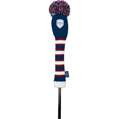Housse de golf Callaway Pom Pom Hybrid Mer profonde - Golf Headcover Housse de golf Callaway Pom Pom Hybrid Mer profonde - Golf Headcover