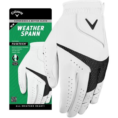 Gant de Golf Callaway Weather Spann - Blanc - Homme Gant de Golf Callaway Weather Spann - Blanc - Homme