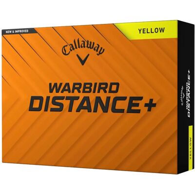 Palline da golf Callaway Warbird Distance+ - Giallo Palline da golf Callaway Warbird Distance+ - Giallo