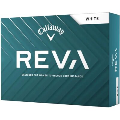 Balle da golf Callaway REVA per donne - Bianco Balle da golf Callaway REVA per donne - Bianco