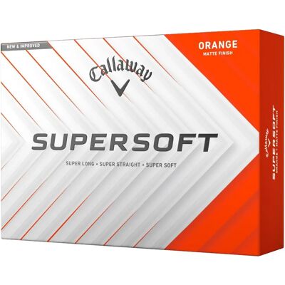 Callaway Supersoft Golfbälle - Orange - Golfbälle Callaway Supersoft Golfbälle - Orange - Golfbälle