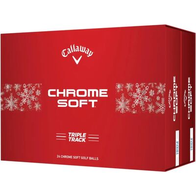 Callaway Chrome Soft Triple Track Golfbälle - 24 Stück Callaway Chrome Soft Triple Track Golfbälle - 24 Stück
