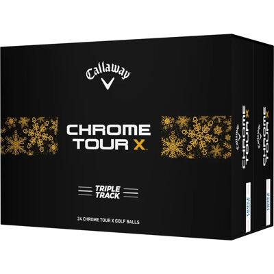 Callaway Chrome Tour X Triple Track Weiße Golfbälle - 24 Stk - Golfbälle Callaway Chrome Tour X Triple Track Weiße Golfbälle - 24 Stk - Golfbälle