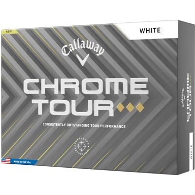 Palline da golf Callaway Chrome Tour Triple Diamond - Bianco Palline da golf Callaway Chrome Tour Triple Diamond - Bianco