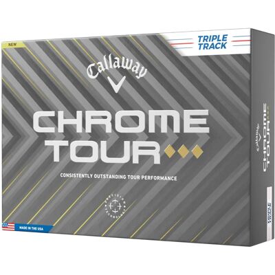 Ballons de golf Callaway Chrome Tour Triple Diamond Triple Track - Blanc Ballons de golf Callaway Chrome Tour Triple Diamond Triple Track - Blanc