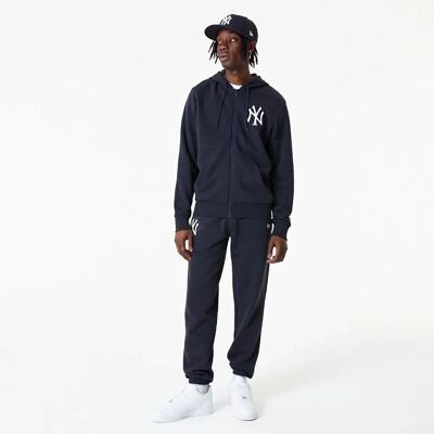 New Era Sötétkék Full Zip Pulóver - Pulóver New Era Sötétkék Full Zip Pulóver - Pulóver
