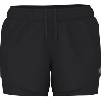 New Balance WS41287 Noir 2-en-1 Shorts - Shorts - Publicité New Balance WS41287 Noir 2-en-1 Shorts - Shorts - Publicité