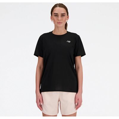 New Balance WT41222 Essential Schwarzes T-Shirt - Produkttyp New Balance WT41222 Essential Schwarzes T-Shirt - Produkttyp