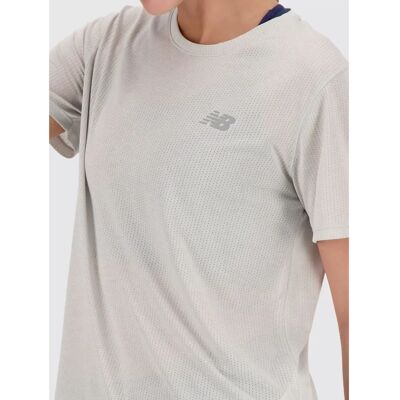 New Balance Damen T-Shirt Womens Running S/S Top - Grau New Balance Damen T-Shirt Womens Running S/S Top - Grau
