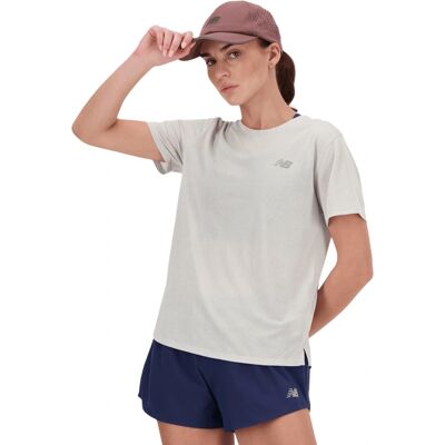 NEW BALANCE - NB Athletics Short Sleeve - Grijs - XL - T-Shirt NEW BALANCE - NB Athletics Short Sleeve - Grijs - XL - T-Shirt