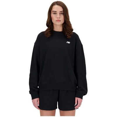 New Balance WT41508 - Französische Frotteepullover - Schwarz - Lässig New Balance WT41508 - Französische Frotteepullover - Schwarz - Lässig