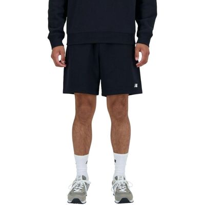 New Balance Pantaloncini in cotone neri - Multisport New Balance Pantaloncini in cotone neri - Multisport