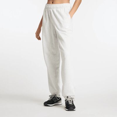 New Balance XS Grå French Terry Jogger Bukse - Jogger pants New Balance XS Grå French Terry Jogger Bukse - Jogger pants