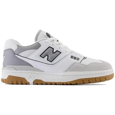 Ανδρικά-γυναικεία παπούτσια BB550ESC της New Balance λευκά - Στυλ μπάσκετ Ανδρικά-γυναικεία παπούτσια BB550ESC της New Balance λευκά - Στυλ μπάσκετ