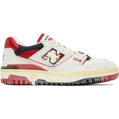 New Balance BB550 Buty - Vintage Czerwony & Biały - Mężczyzna New Balance BB550 Buty - Vintage Czerwony & Biały - Mężczyzna