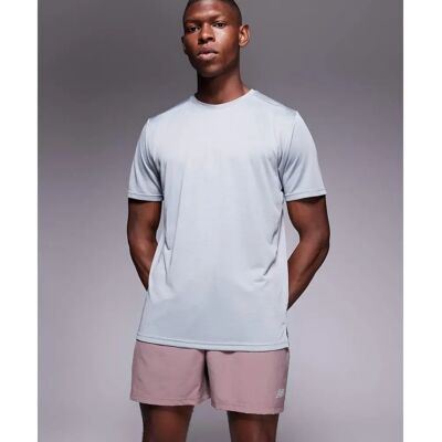 Camiseta deportiva gris para hombre de New Balance - Multideporte Camiseta deportiva gris para hombre de New Balance - Multideporte