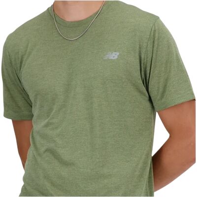 New Balance MT41253 Grünes Athletik-T-Shirt - T-Shirt New Balance MT41253 Grünes Athletik-T-Shirt - T-Shirt