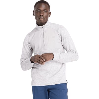 New Balance Herren Heat Grid Half Zip - Sport-Sweatshirt in Grau New Balance Herren Heat Grid Half Zip - Sport-Sweatshirt in Grau