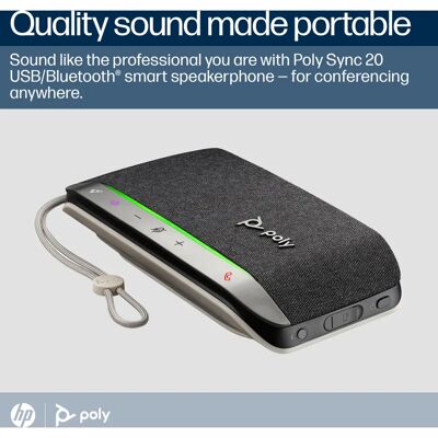 POLY Sync 20+ Altavoz de conferencia - IP64, 20h, Bluetooth POLY Sync 20+ Altavoz de conferencia - IP64, 20h, Bluetooth