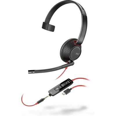 Poly Blackwire 5210 C5210 - NOIR - Publicité Poly Blackwire 5210 C5210 - NOIR - Publicité