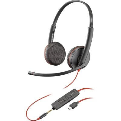 Poly BW C3225 STEREO USB-C HS - Noir - Publicité Poly BW C3225 STEREO USB-C HS - Noir - Publicité