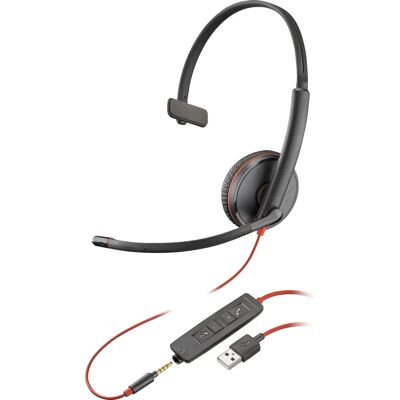 POLY Blackwire 3215 - Cuffie Monofoniche - USB-A - On-Ear POLY Blackwire 3215 - Cuffie Monofoniche - USB-A - On-Ear