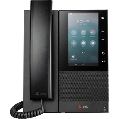 Poly CCX 505 Business Media Phone - 24 linjer - Svart - Videokall Poly CCX 505 Business Media Phone - 24 linjer - Svart - Videokall