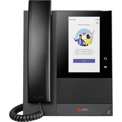 POLY CCX 400 Business Media Phone för Microsoft Teams - Svart - LCD 24 linjer POLY CCX 400 Business Media Phone för Microsoft Teams - Svart - LCD 24 linjer