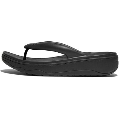 Fitflop Relieff Recovery Flip Flop Sandale noire - Publicité Fitflop Relieff Recovery Flip Flop Sandale noire - Publicité