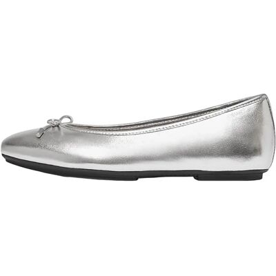 Fitflop Delicato Bow Ballerina Loafer Slipper metallischer Look Fitflop Delicato Bow Ballerina Loafer Slipper metallischer Look