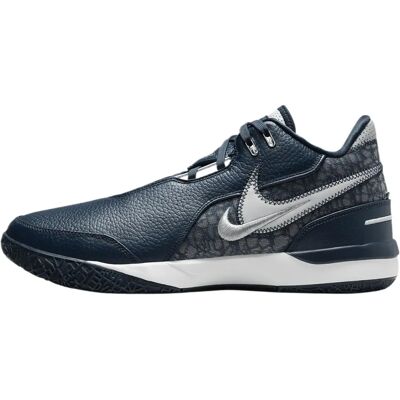 Nike LeBron NXXT Buty - Skóra i Siatka - Niebieskie - Pierwszy Mecz Nike LeBron NXXT Buty - Skóra i Siatka - Niebieskie - Pierwszy Mecz
