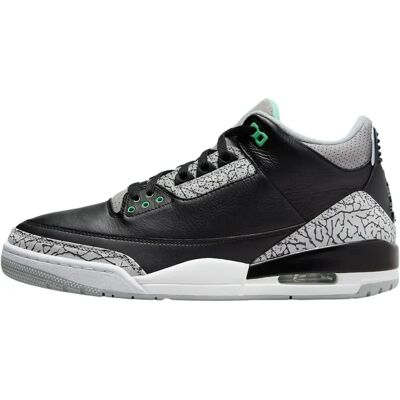Nike Jordan Green Glow Retro Sneakers - Læder, Polstret - Sneakers Nike Jordan Green Glow Retro Sneakers - Læder, Polstret - Sneakers
