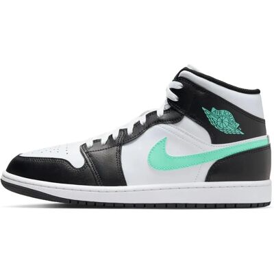 Nike Air Jordan 1 Mid Witte Sneakers - Sneakers Nike Air Jordan 1 Mid Witte Sneakers - Sneakers