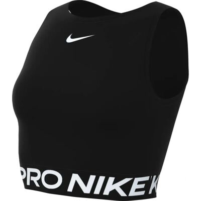 Nike Sort Pro Dri-FIT Crop Top Sportstøj Nike Sort Pro Dri-FIT Crop Top Sportstøj