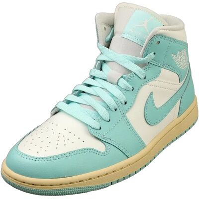 Nike Sail Dew Air Jordan 1 Mid Kvinders Sneakers Nike Sail Dew Air Jordan 1 Mid Kvinders Sneakers