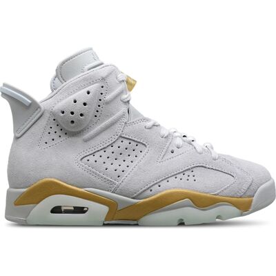 Jordan Aj6 Retro Grå - Sneakers - Læder - Impact Absorbing Jordan Aj6 Retro Grå - Sneakers - Læder - Impact Absorbing