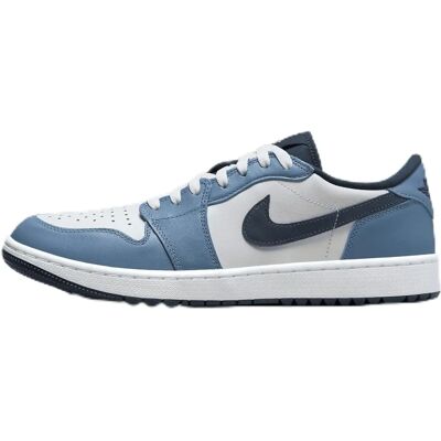 Nike Air Jordan 1 Low G Blå Hvid - Sneakers Nike Air Jordan 1 Low G Blå Hvid - Sneakers