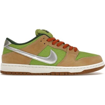 Nike SB Dunk Low - Unisex Sneaker mit Grün Beige Akzenten Nike SB Dunk Low - Unisex Sneaker mit Grün Beige Akzenten