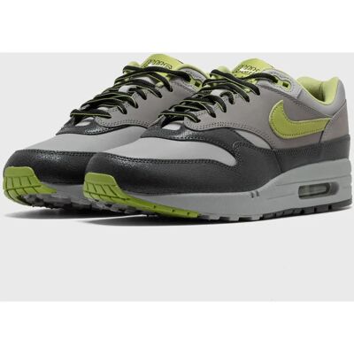 Nike Air Max 1 Huf Pear Green - Læder, Grå, Grøn - Sneakers Nike Air Max 1 Huf Pear Green - Læder, Grå, Grøn - Sneakers