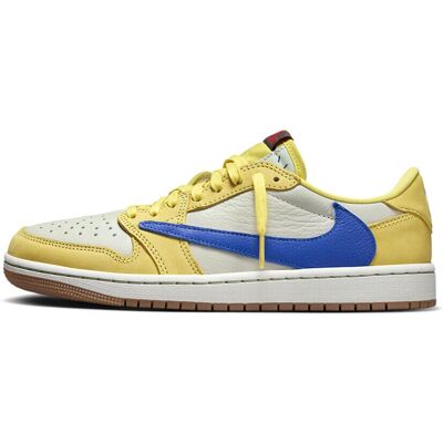 Nike Jordan Travis Scott Canary Sneakers - Lav Profil - Gul - Kvinde Nike Jordan Travis Scott Canary Sneakers - Lav Profil - Gul - Kvinde