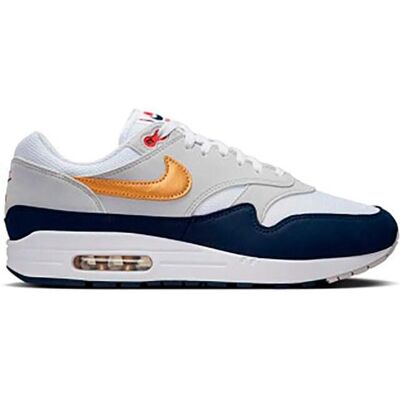 Nike Air Max 1 Obsidian/ Metallic Gold-White - Baskets - Publicité Nike Air Max 1 Obsidian/ Metallic Gold-White - Baskets - Publicité