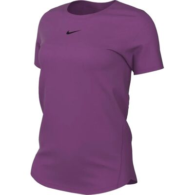 Nike One Classic Damen Lila Dri-FIT Kurzarm-T-Shirt Nike One Classic Damen Lila Dri-FIT Kurzarm-T-Shirt