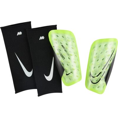 Espinilleras Nike Mercurial Lite SuperLock - Volt/Negro - L Espinilleras Nike Mercurial Lite SuperLock - Volt/Negro - L