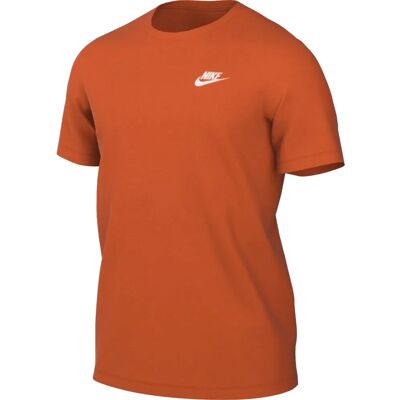 Nike T-Shirt M NSW CLUB TEE - Orange - S - Publicité Nike T-Shirt M NSW CLUB TEE - Orange - S - Publicité